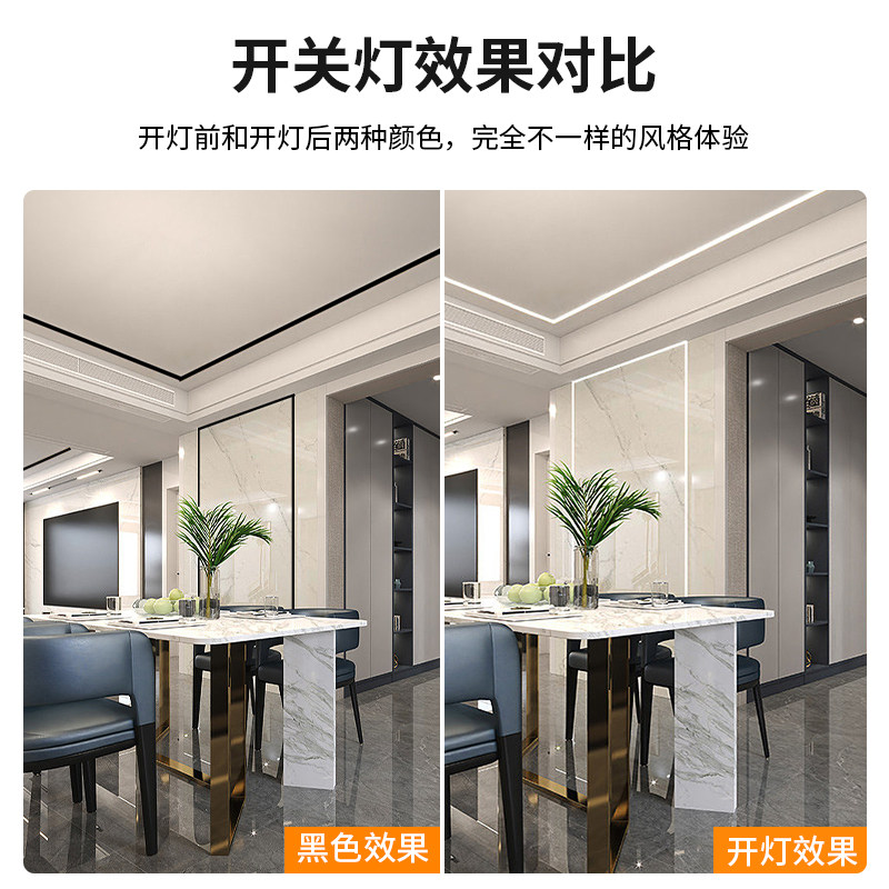 预埋线形灯双眼皮嵌入式吊顶线条灯阳角铝合金灯槽线性灯阴角铝槽,淘宝优惠券,粉丝福利购,淘宝优惠卷