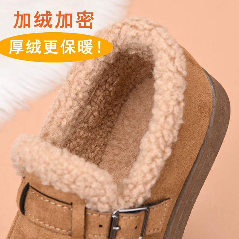 冬季老北京布鞋女士棉鞋加绒保暖勃肯棉靴加厚毛毛靴一脚蹬妈妈鞋,淘宝优惠券,粉丝福利购,淘宝优惠卷