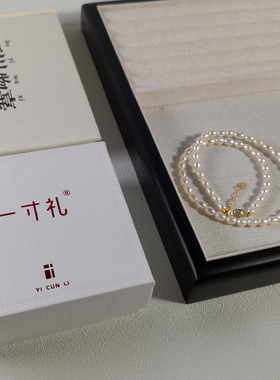 4-5mm天然淡水珍珠项链女纯银