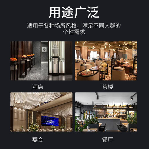 灭烟盘酒店大堂垃圾烟灰桶缸盆配套灭烟盆玻璃黑白根灭烟沙盘 - 图1