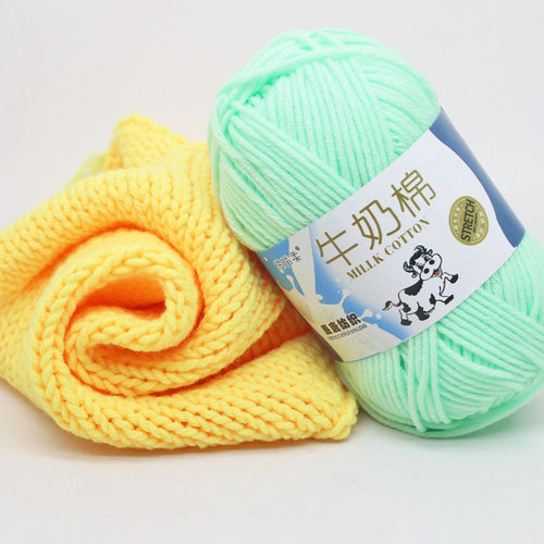 牛奶棉5股宝宝线自织围巾毛线团中粗线球毯子手工diy编织钩针-图3