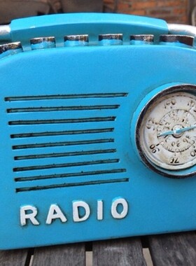 收音机欧式风摄影道具手工艺品