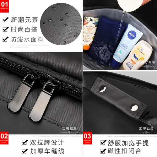 Портативная спортивная сумка с разделителями для плавания, сумка через плечо для тренировок для отдыха, рюкзак, сумка для путешествий, популярно в интернете