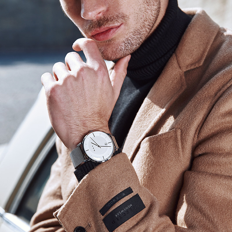 欧美进口mbk男全自动防水3d机械表 burei国产腕表