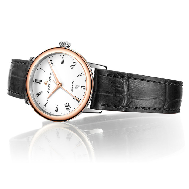 瑞士艾美女表典雅系列皮带自动机械表潮流个性LC6063-PS101-110