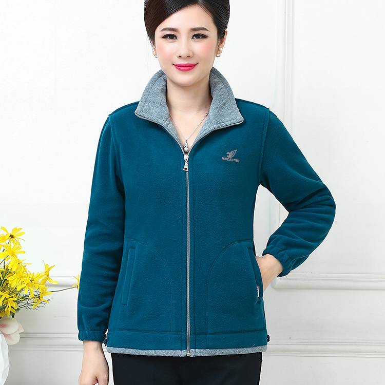 锦织梦卫衣长袖驼绒摇粒绒外套女开衫户外运动