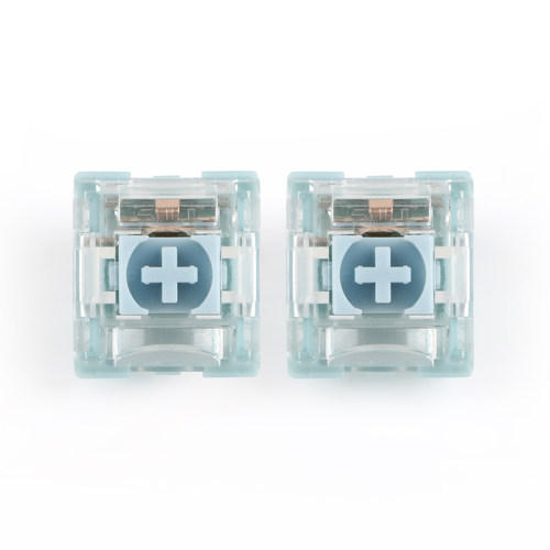 键帽馆 TTC静音月白 白静轴消音42g触发 触感圆润 客制化机械键盘 - 图0