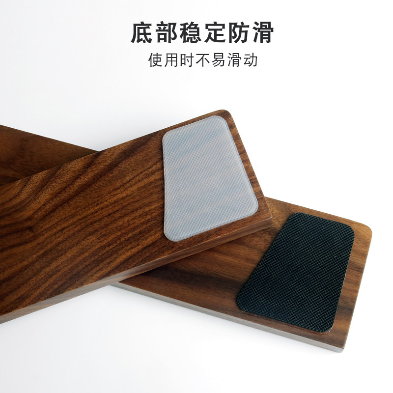 机械键盘胡桃木木手托护腕手腕垫托手鼠标腕托61 87 104实木掌托_虎窝淘