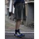 Nobodyknows summer Japanese solid color silhouette knitted leisure wild five -point men's and women's pants sports shorts