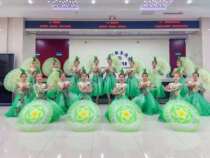 Jasmine Flowers Open Jasmine Dance Umbrellas Transparent Classical Dance Props Umbrella Show Dancing Walking Show