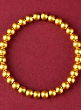 18K金小金珠转运珠手链结婚礼物