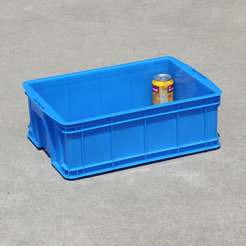 长方形塑料矮周转箱加厚浅盘食品箱豆腐箱面条箱面包箱扁平塑料盒 - 图3