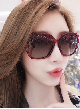 新款潮偏光墨镜女士大脸韩版时尚