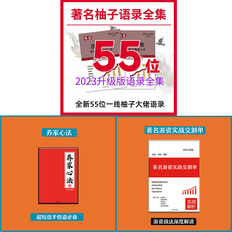 55位游资悟心法柚子悟道语录思维解读养家53游资交割单高清印刷版-图0