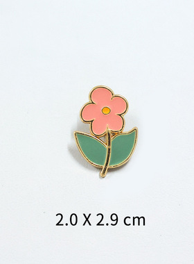 可爱花朵甜美艺术风女生徽章包包衣服笔袋装饰品精致小礼物送女生