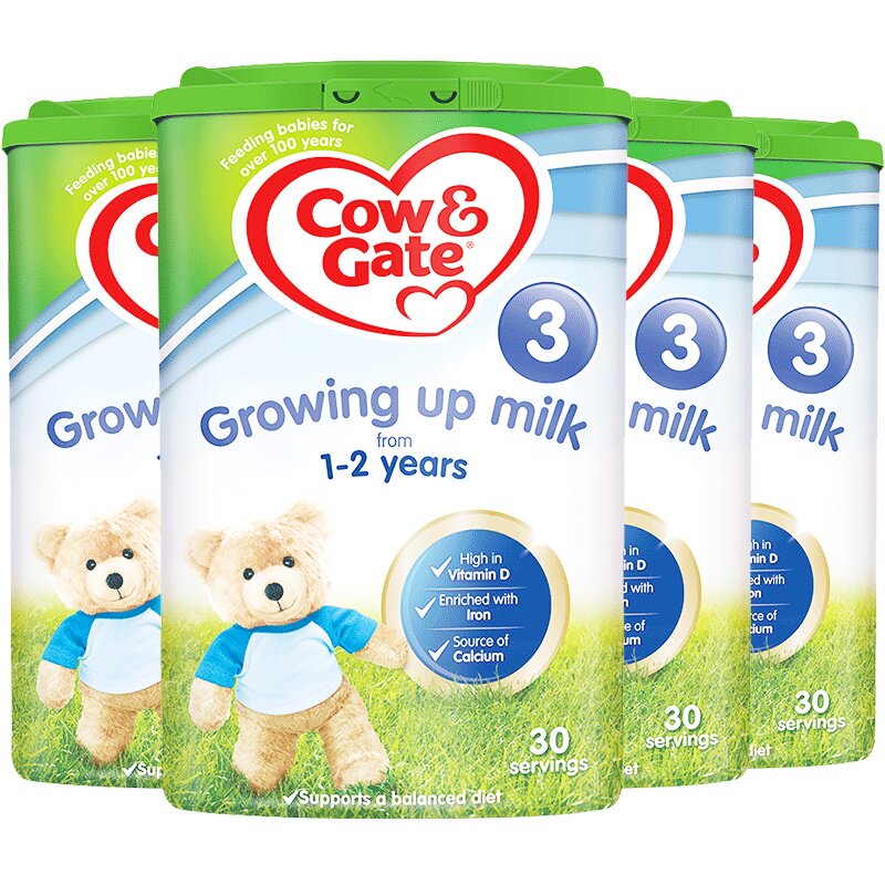 英国牛栏3段cow gate原装进口奶粉 皇家邮政海外婴幼儿牛奶粉