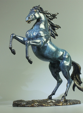 纯铜马摆件家居客厅酒柜装饰品