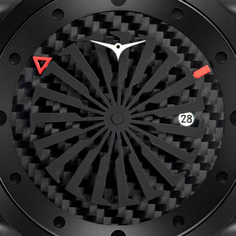 美国ZINVO潮酷涡轮自动机械男士手表Blade系列Venom - 图2