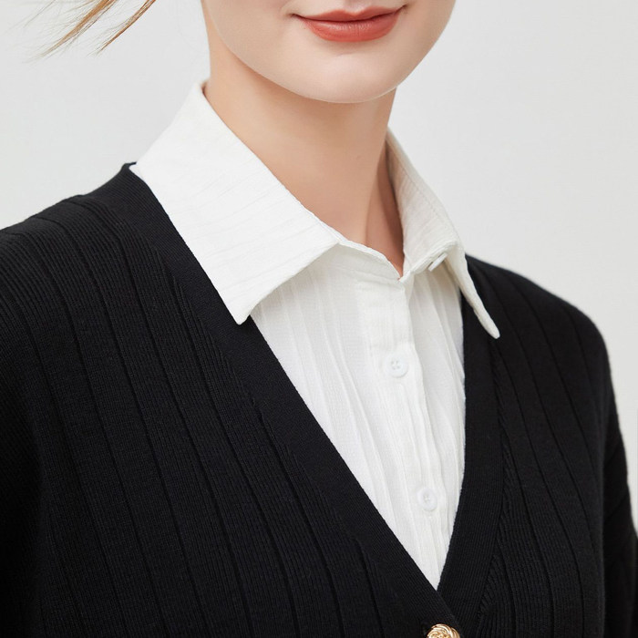 假领子女毛衣装饰简约休闲半身假衬衫领秋冬春打底提花棉衬衣尖领,淘宝优惠券,粉丝福利购,淘宝优惠卷