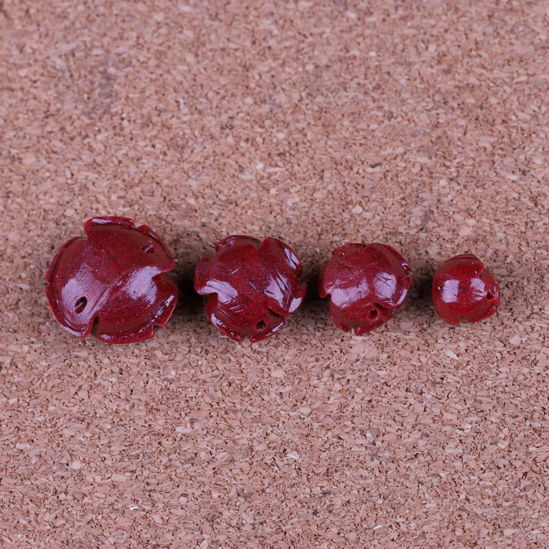 Cinnabar Rose Ruichen Jewelry Loose Beads New Style