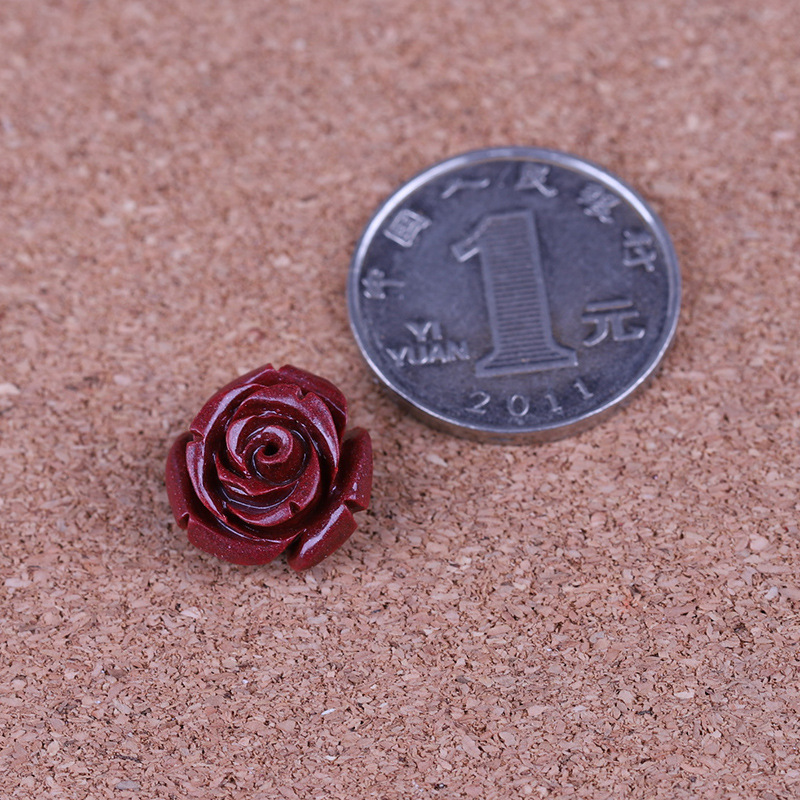 Cinnabar Rose Ruichen Jewelry Loose Beads New Style