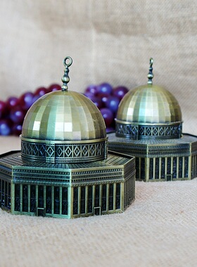 金属电镀耶路撒冷圆顶模型