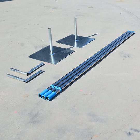 Stainless steel telescopic pole stage background wedding props