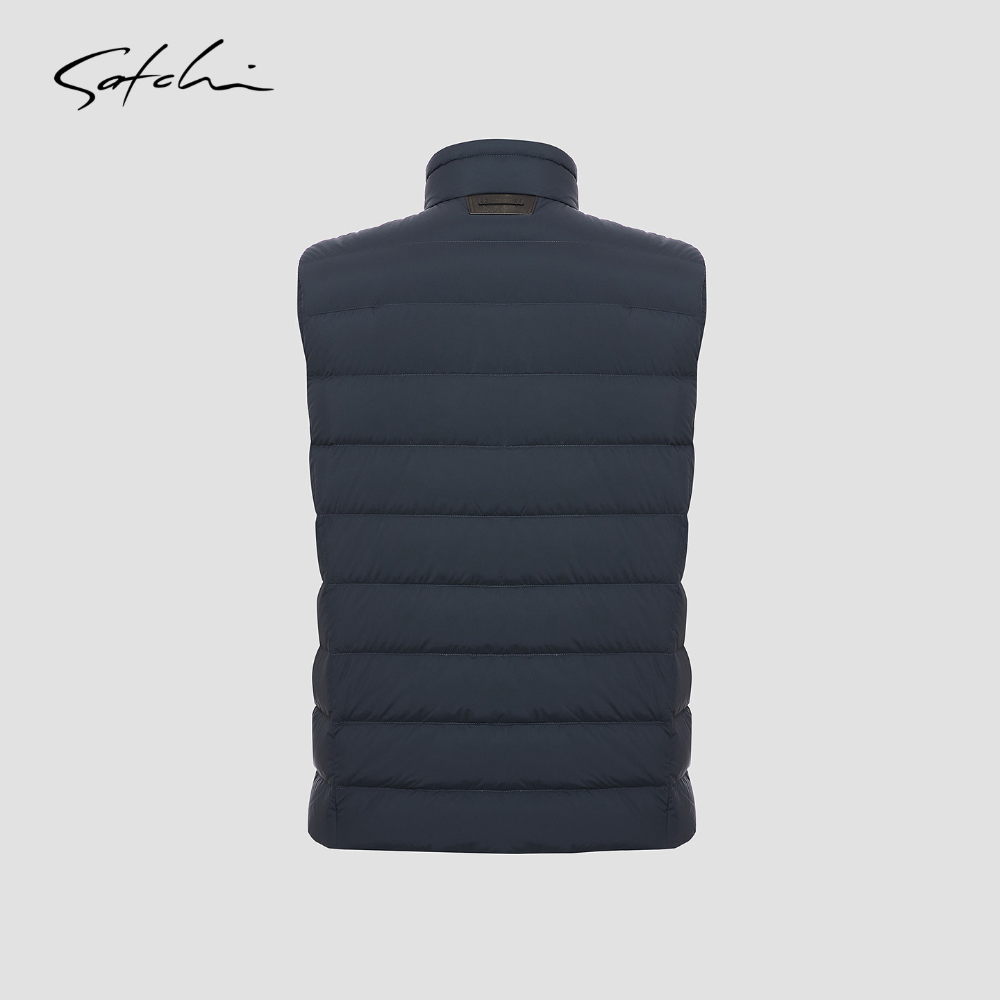 [85白鹅绒]SATCHI沙驰男装男士羽绒背心冬季新款商务休闲立领马甲,淘宝优惠券,粉丝福利购,淘宝优惠卷