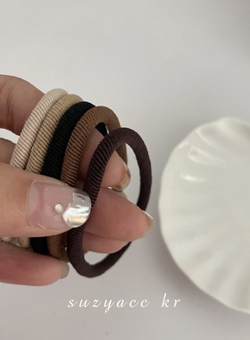 XYDZ高弹力加粗橡皮筋女扎头发绳头饰时尚耐用气质马尾发圈发头绳