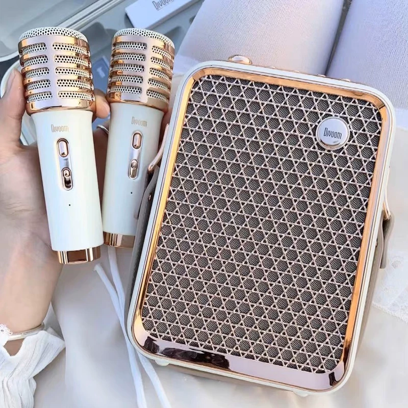 Divoom dot sound K pitch колонка домой беспроводной Bluetooth KTV маленький аудио-микрофон двойной микрофон