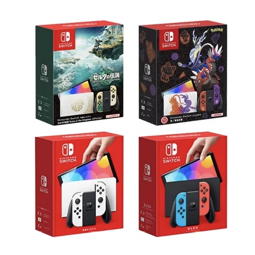 任天堂switch游戏机日版oled续航版lite掌机ns双系统宝可梦塞尔达 - 图0