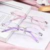 Radiation protection finished product for women with glasses frames for myopia
