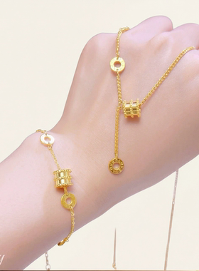 #经典小蛮腰项链#越南沙金久不掉色时尚百搭轻奢