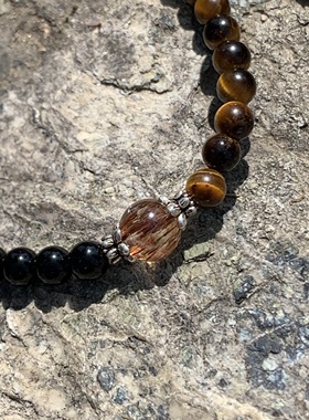 【官方正品】虎眼石招财转运手链