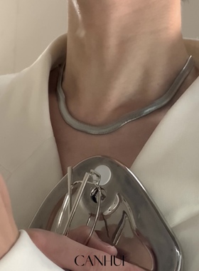 男女小众设计蛇骨项链可调节长度