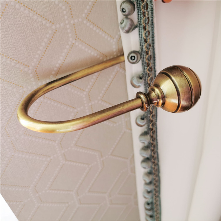 【揽月】点睛精选配件 高档窗帘墙钩简约U型壁钩金属黄铜壁挂装饰,淘宝优惠券,粉丝福利购,淘宝优惠卷