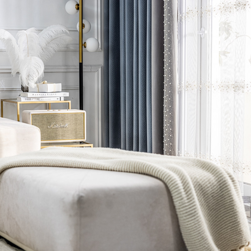 【菱格】点睛定制 轻奢欧式美式中式水钻珍珠刺绣丝绒天鹅绒窗帘,淘宝优惠券,粉丝福利购,淘宝优惠卷