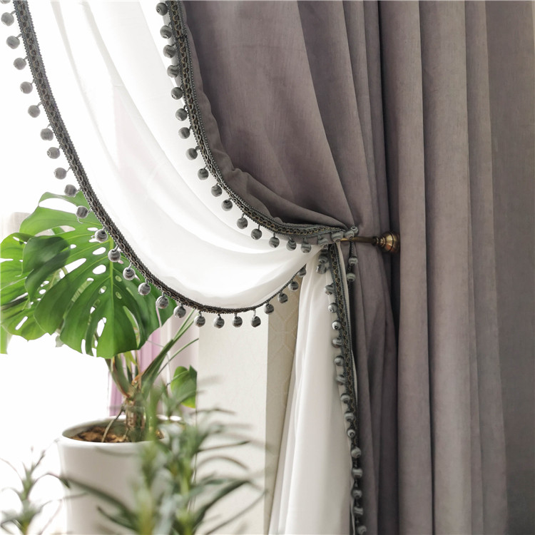 【迷迭香】点睛定制 轻奢法式ins简约风雪尼尔半遮光客厅卧室窗帘,淘宝优惠券,粉丝福利购,淘宝优惠卷