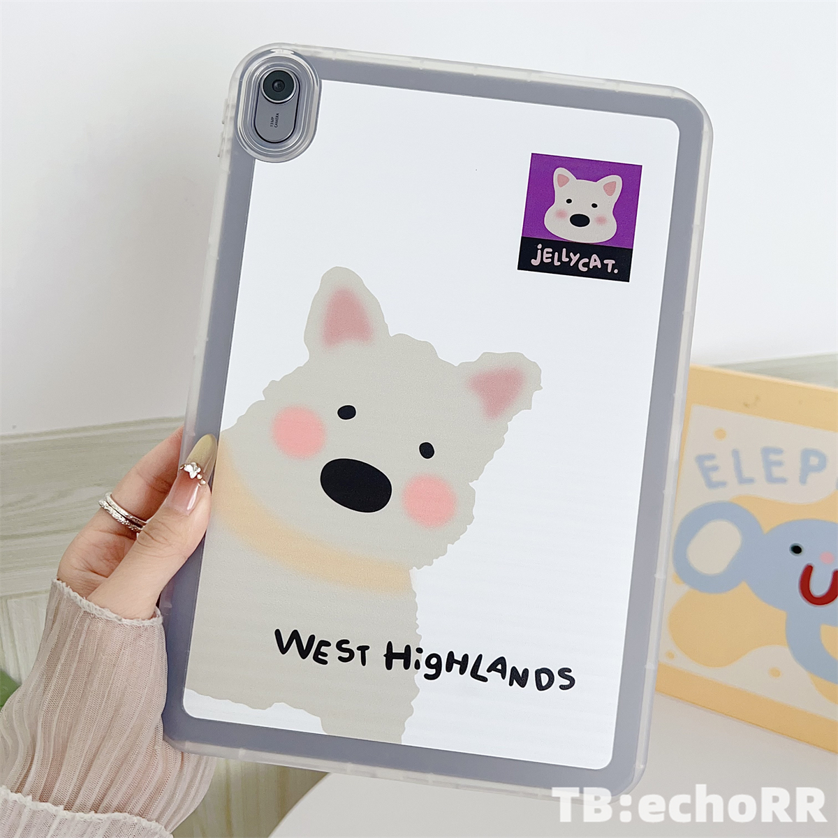 适用于华为matepad11寸平板保护套卡通ins风可爱小狗Pro11寸2024/22/PadSE气囊荣耀X8全包防摔11.5寸柔光版-图2