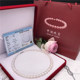 Natural necklace freshwater pearls as a gift for mom