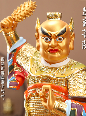 供奉客厅镇宅监斋使者树脂佛像
