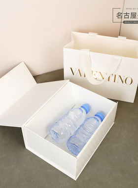 华伦天奴专柜原装礼袋礼盒 正品配赠手提袋 大容量收纳送礼包装盒