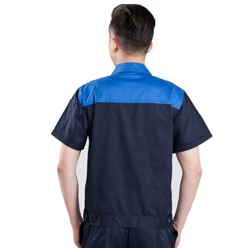 Бесплатная доставка, чтобы сделать летнюю короткую рабочую одежду, набор мужской и женской формы для ремонта автомобилей.