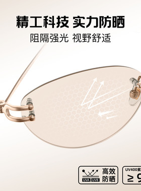 26新款千禧Y2K无框墨镜女