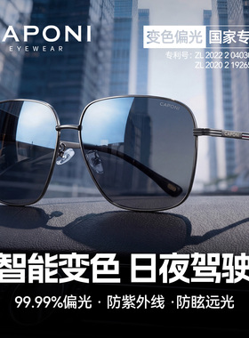 CAPONI偏光太阳眼镜男款开车专用