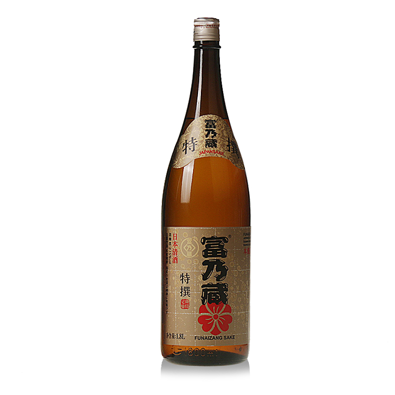 日式清酒富乃藏清酒1800ml带礼盒特选本酿造日式米酒破损包赔