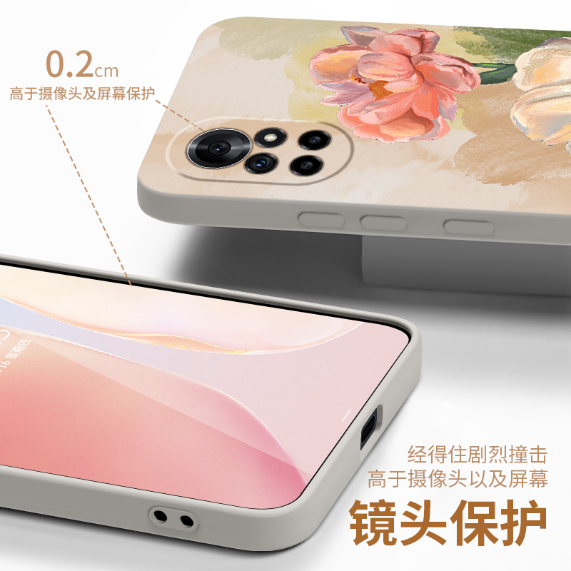 鼎桥N8pro手机壳华为nova8se硅胶por软5g女TD Tech N8 Pro防摔n0va8p noⅴα8 novα8es直边BRQAN00 TN70外壳 - 图2