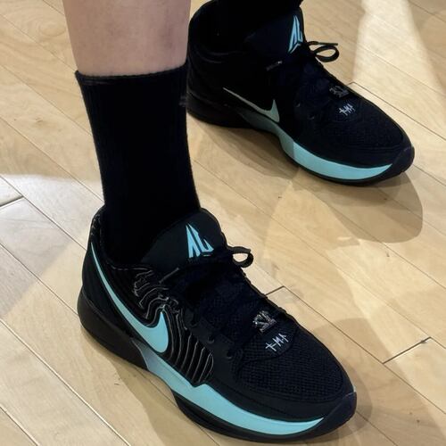 Nike/耐克 Ja 2 黑绿色 莫兰特二代 低帮实战篮球鞋 FD7327-003 - 图1