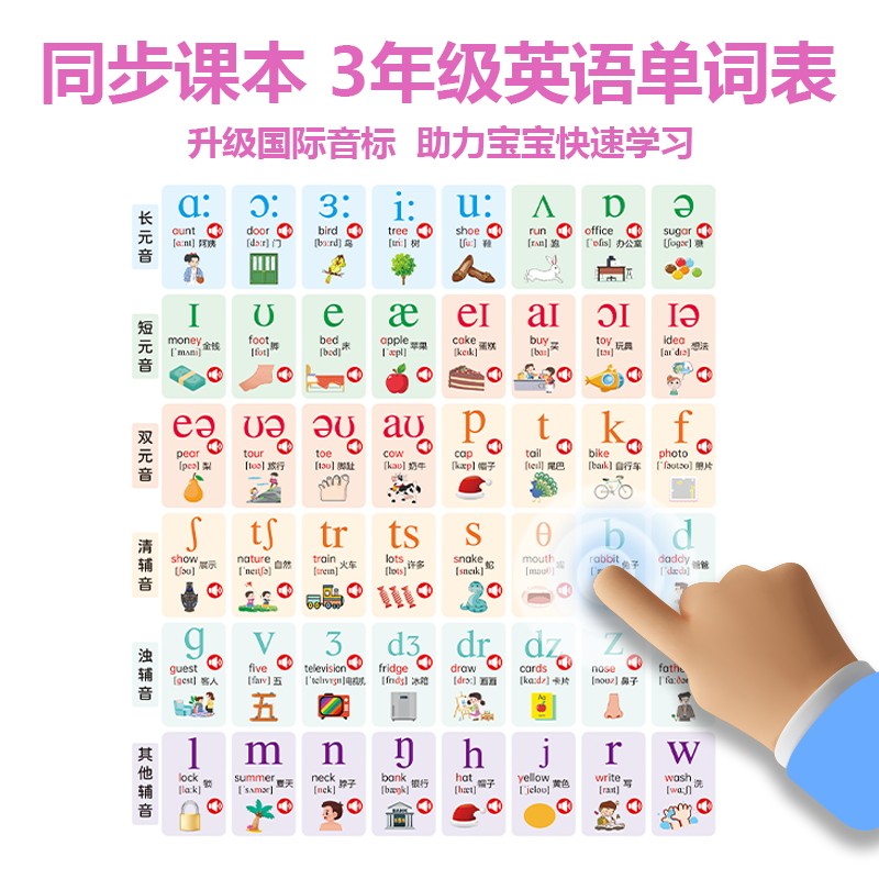 会说话的有声书幼小衔接早教机宝宝点读发声拼音语数英儿童学习机