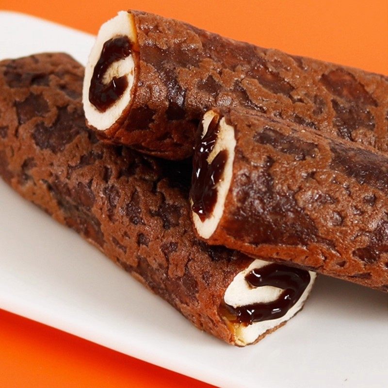 爆浆黑巧克力蛋皮吐司芋泥夹心面包卷网红早餐解馋流心甜品零食品,淘宝优惠券,粉丝福利购,淘宝优惠卷